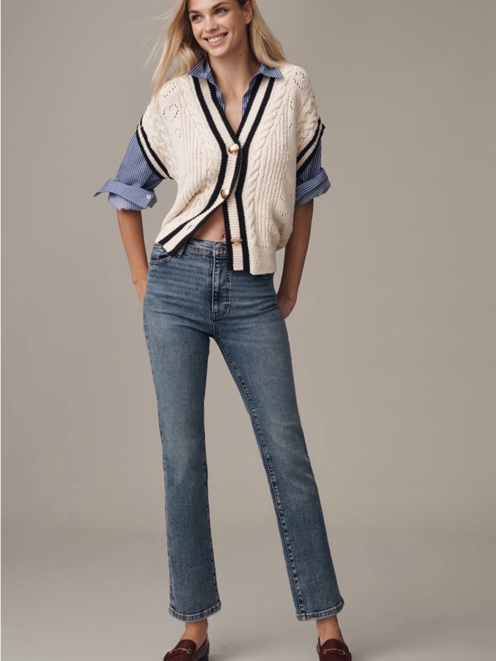 FRAME Le Sleek High-Rise Straight-Leg Jeans